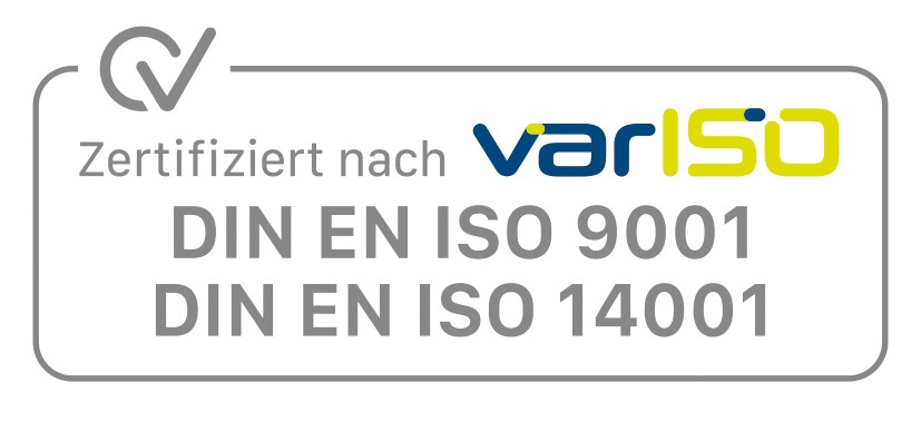 Logo Zertifizierung DIN ISO 90001 & DIN ISO 14001