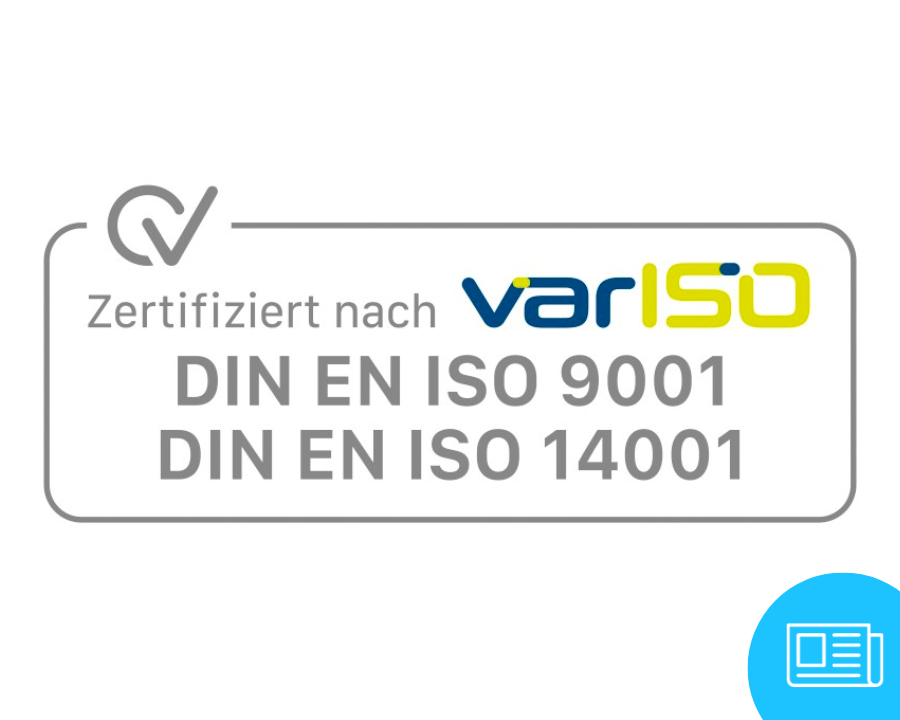 Zertifizierung ISO 9001 und ISO 14001