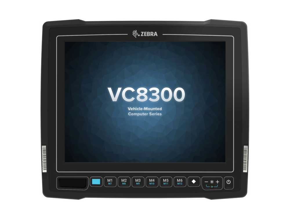 VC8300 10-Zoll fahrzeugmontierter mobiler Computer, Vorderansicht