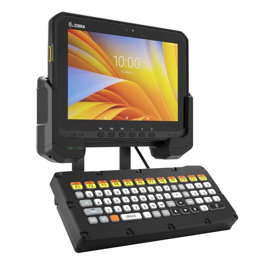 Zebra ET60/ET65 Tablet with vehicle docing station and keyboard